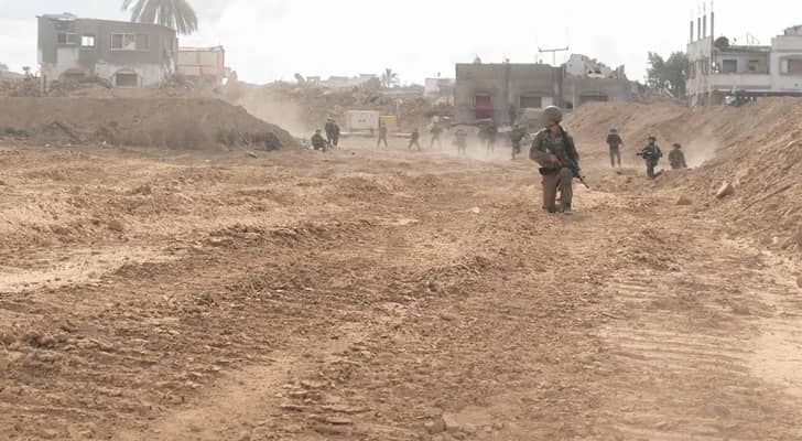 عناصر من جيش الاحتلال في محور نتساريم - أرشيفية