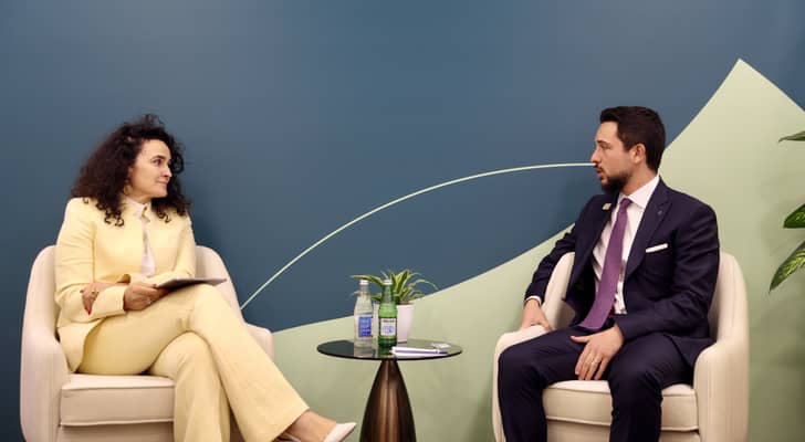 ولي العهد يلتقي رئيسة البنك الأوروبي لإعادة الإعمار والتنمية أوديل رينو باسو