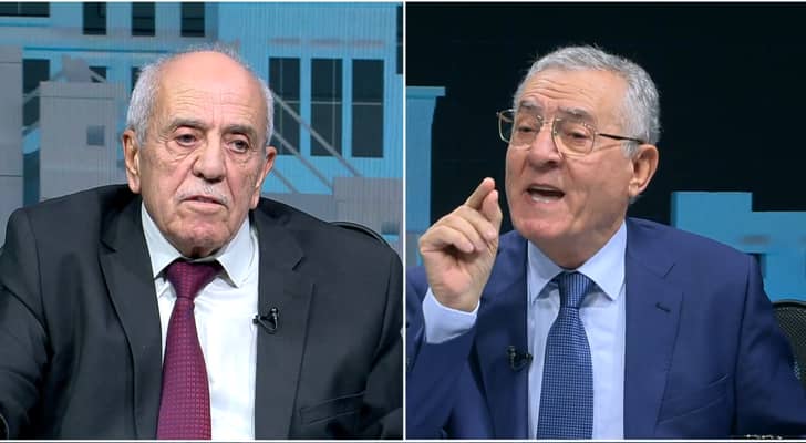 نقيب الأطباء زياد الزعبي ورئيس لجنة دافعي الفاتورة الطبية نذير الباتع