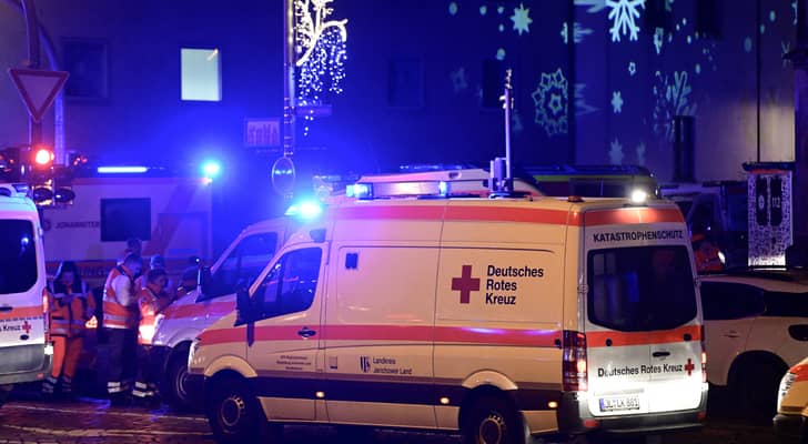 موقع حادثة الدعس في ألمانيا