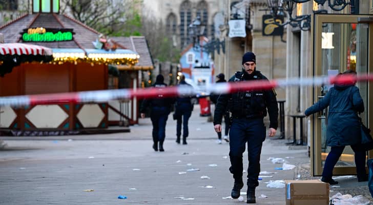 تطويق سوق الميلاد على خلفية حادثة الدعس