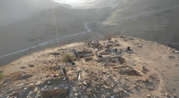 صورة تظهر موقع تلول الذهب