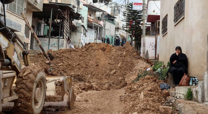 آثار الدمار في مدن الضفة الغربية