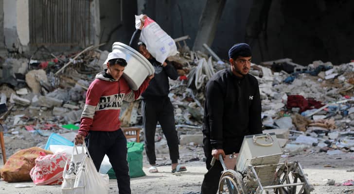 فلسطينيون في قطاع غزة