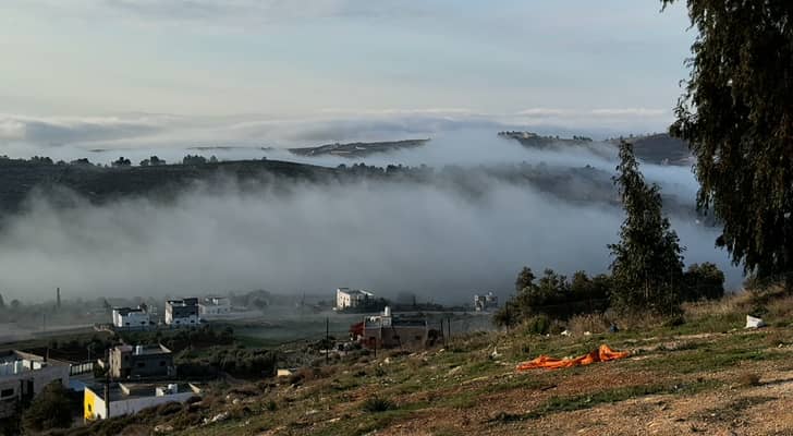 غيوم ببلدة أم بطيمة في قضاء رحاب بمحافظة المفرق