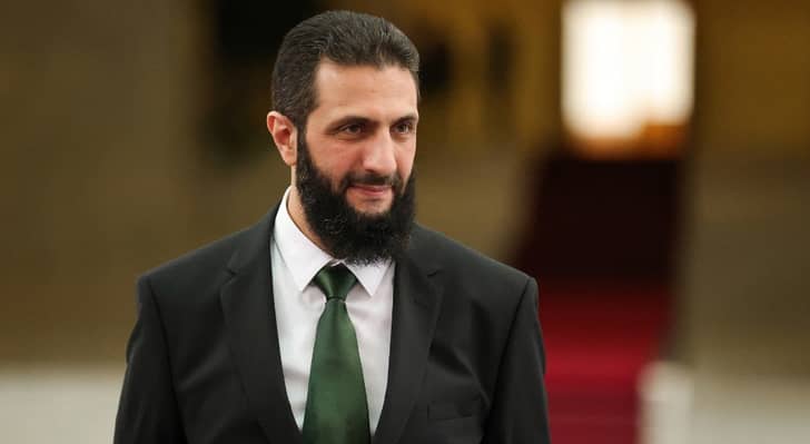 الرئيس السوري أحمد الشرع