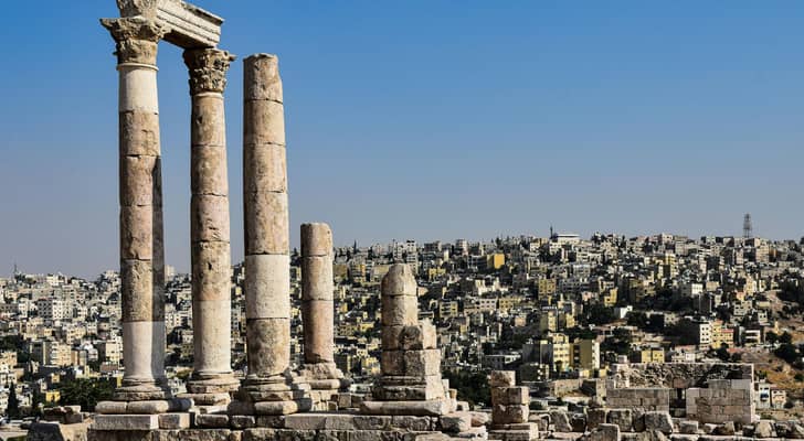 لقطة عامة للعاصمة عمان