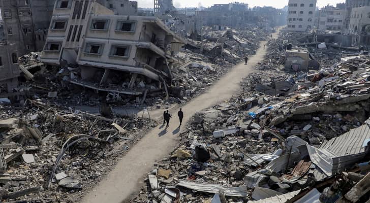 دمار أحياء بغزة جراء العدوان