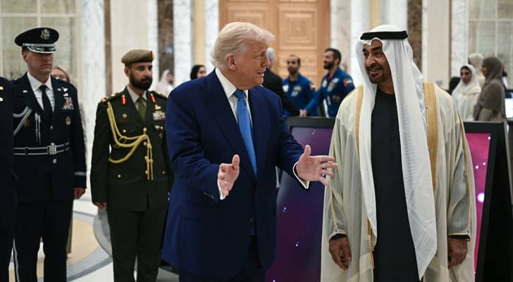 ترمب وبن زايد