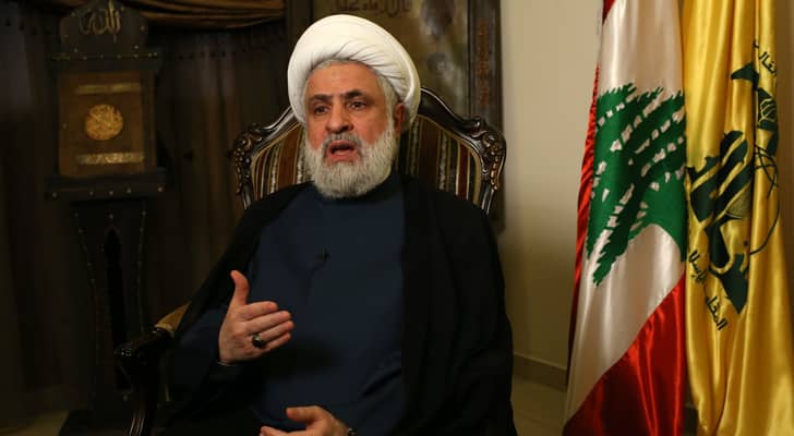 نعيم قاسم الأمين العام لحزب الله اللبناني