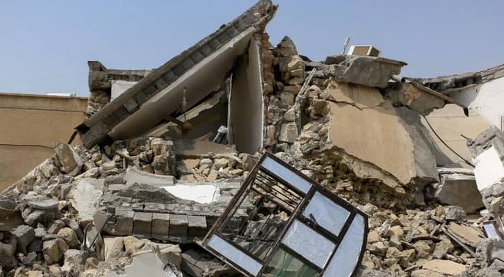 صورة أرشيفية لوقوع زلزال في إيران
