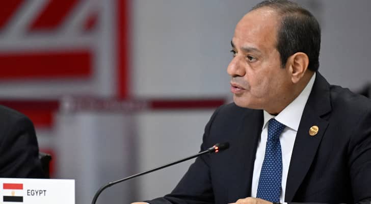 الرئيس المصري عبد الفتاح السيسي