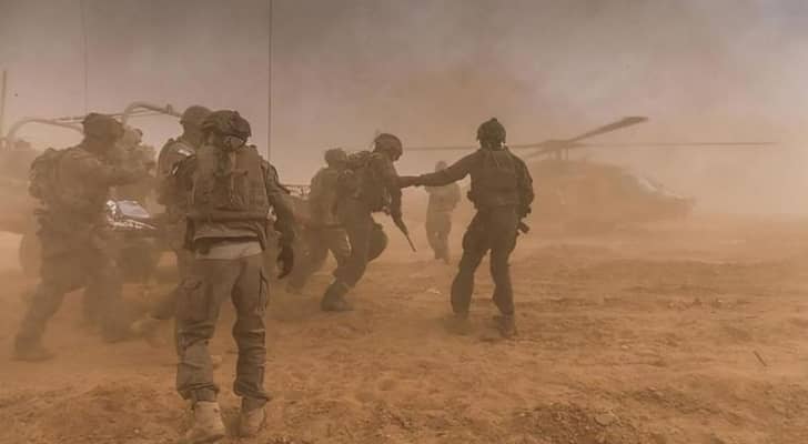 إخلاء إصابات جيش الاحتلال في قطاع غزة