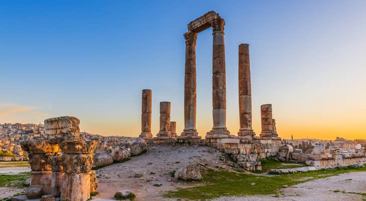 جبل القلعة في العاصمة عمان