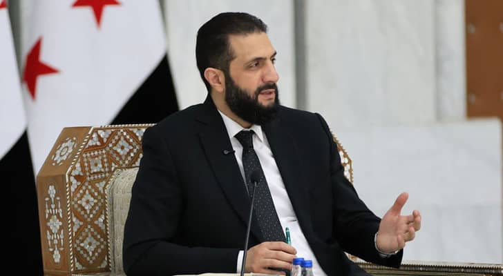 الرئيس السوري أحمد الشرع