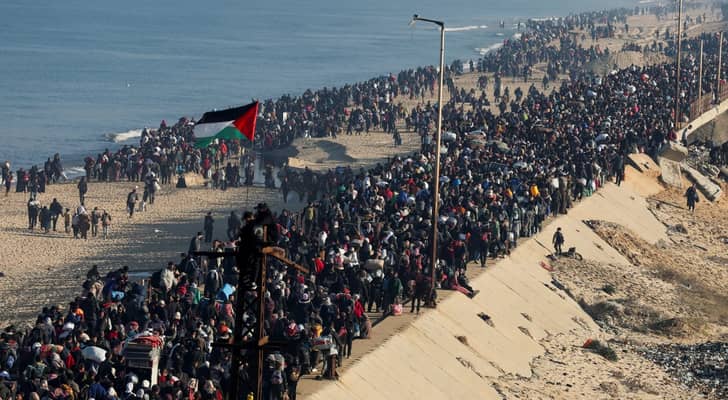 فلسطينون في قطاع غزة