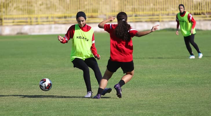 من تدريبات المنتخب الوطني