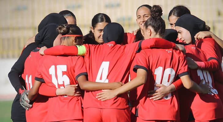 لاعبات المنتخب الوطني
