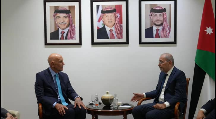 الصفدي والمبعوث الأمريكي إلى سوزريا