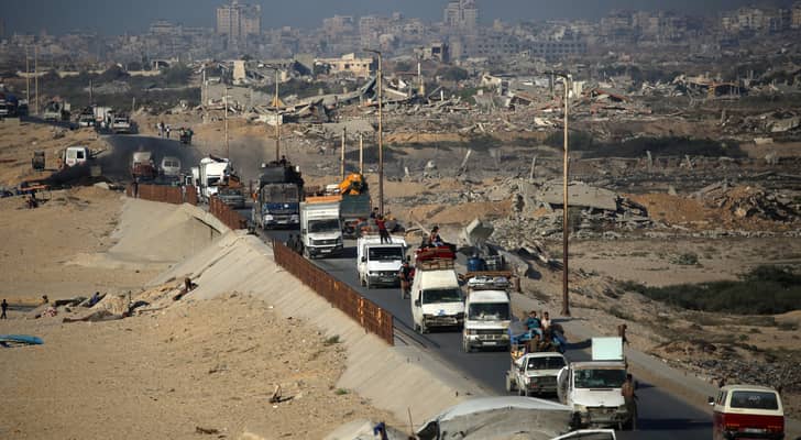 النزوح في قطاع غزة