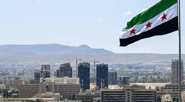 علم سوريا الجديد