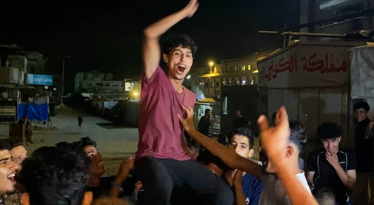 فرحة أهالي غزة بالتوصل إلى وقف إطلاق النار