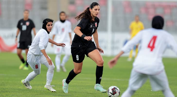 لاعبة المنتخب الوطني بانا البيطار من مواجهة إيران الأخيرة