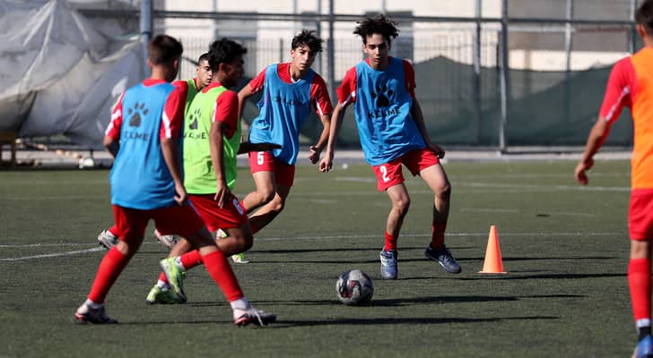 من تدريبات المنتخب الوطني