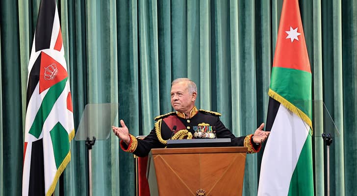 جلالة الملك عبدالله الثاني يلقي خطاب العرش