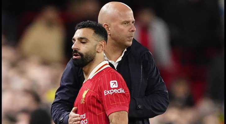 ارن سلوت ومحمد صلاح