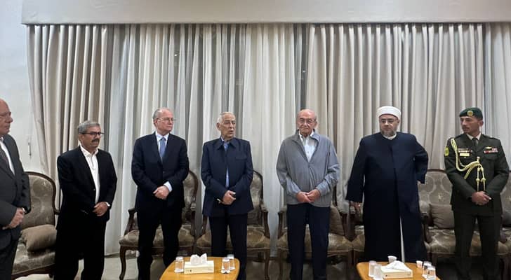 رئيس الديوان الملكي يعزي  بوفاة شقيق رئيس الوزراء الفلسطيني