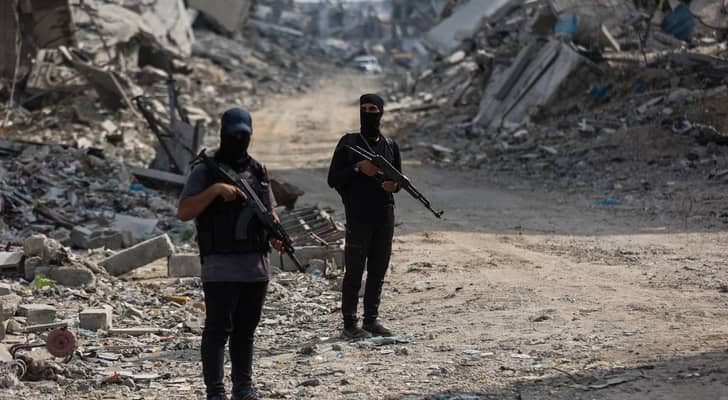عناصر المقاومة الفلسطينية في قطاع غزة