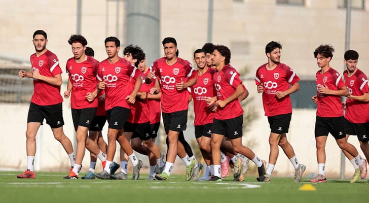 من تدريبات المنتخب الوطني