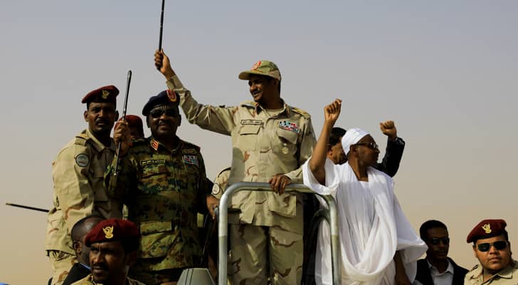 قوات الدعم السريع في السودان بقيادة محمد حمدان دقلو