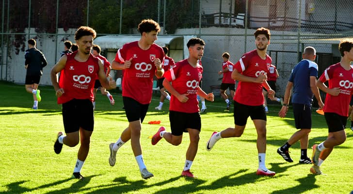 من تدريبات المنتخب الوطني في تركيا
