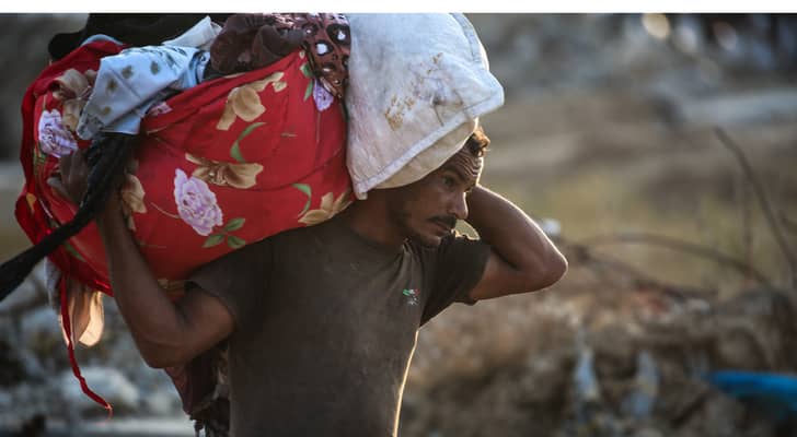 معاناة أهالي قطاع غزة