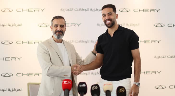 شيري الأردن تعلن اختيار علي علوان سفيرا لعلامتها التجارية