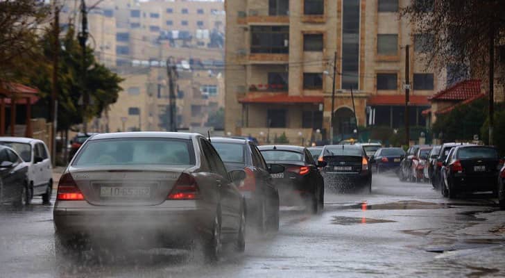 الشتاء في العاصمة عمان