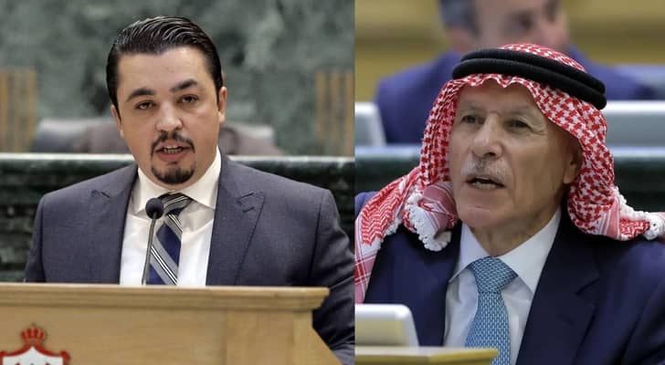 النائب صالح العرموطي والنائب أندريه حواري