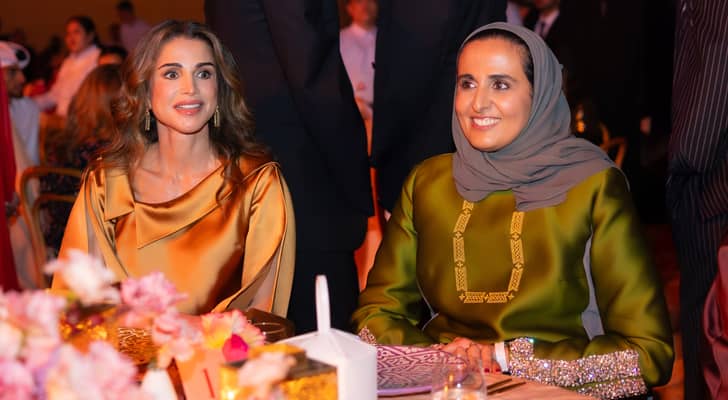 الملكة رانيا العبدالله تشارك في عشاء خيري بالدوحة