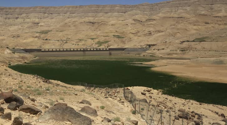 احدى السدود في الأردن