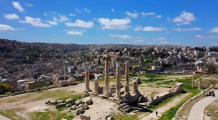 قلعة عمان في وسط العاصمة عمان