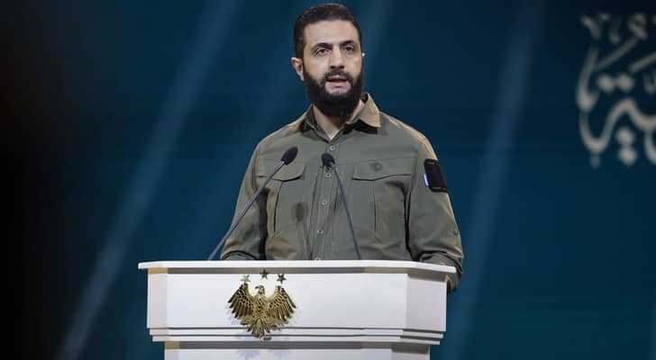 الرئيس السوري أحمد الشرع