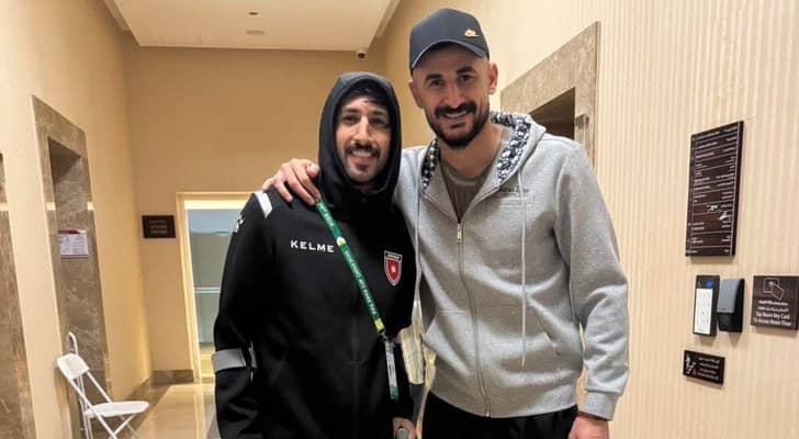 النجم العراقي أيمن حسين يزور يزن النعيمات
