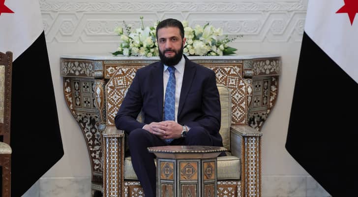 الرئيس السوري أحمد الشرع
