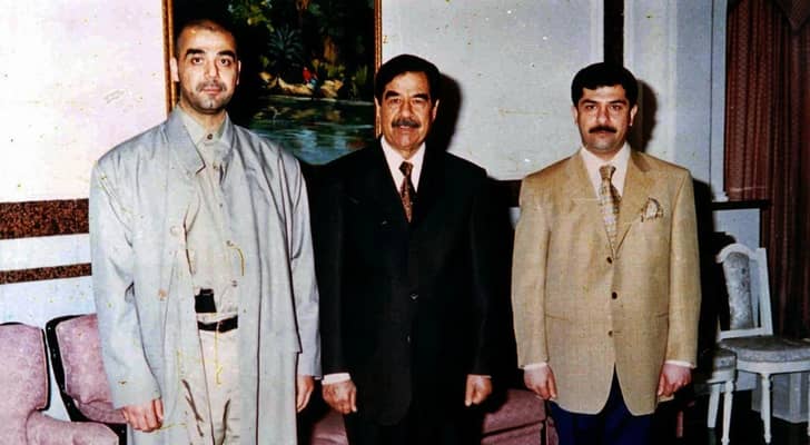 صدام حسين ونجليه عدي وقصي