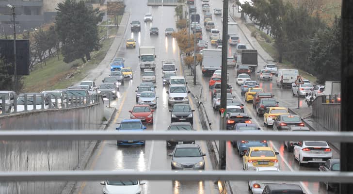أمطار في العاصمة عمان