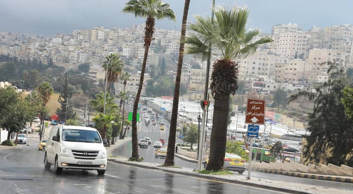 العاصمة عمان تحت تأثير المنخفض الجوي - ارشيفية