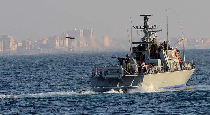 بحرية الاحتلال في عرض بحر غزة