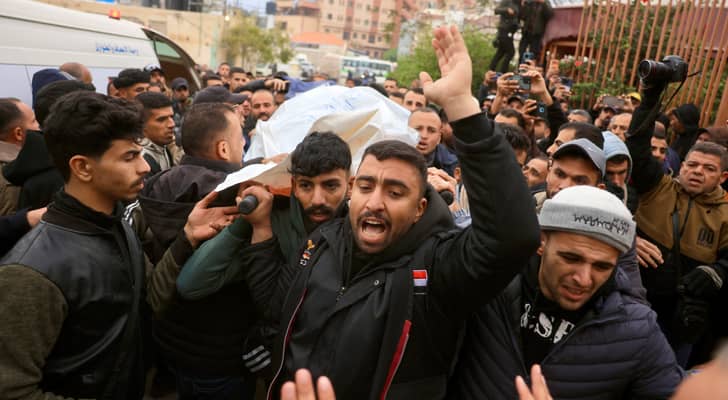 جنازة شهيد من قطاع غزة